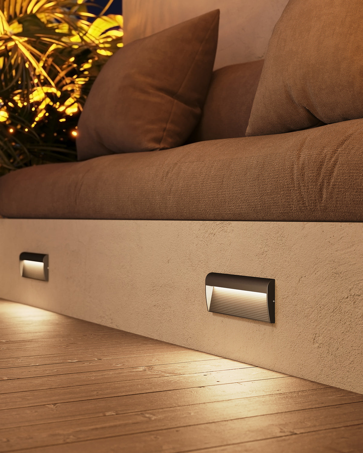 Casa 12-in Steel Outdoor Step Light