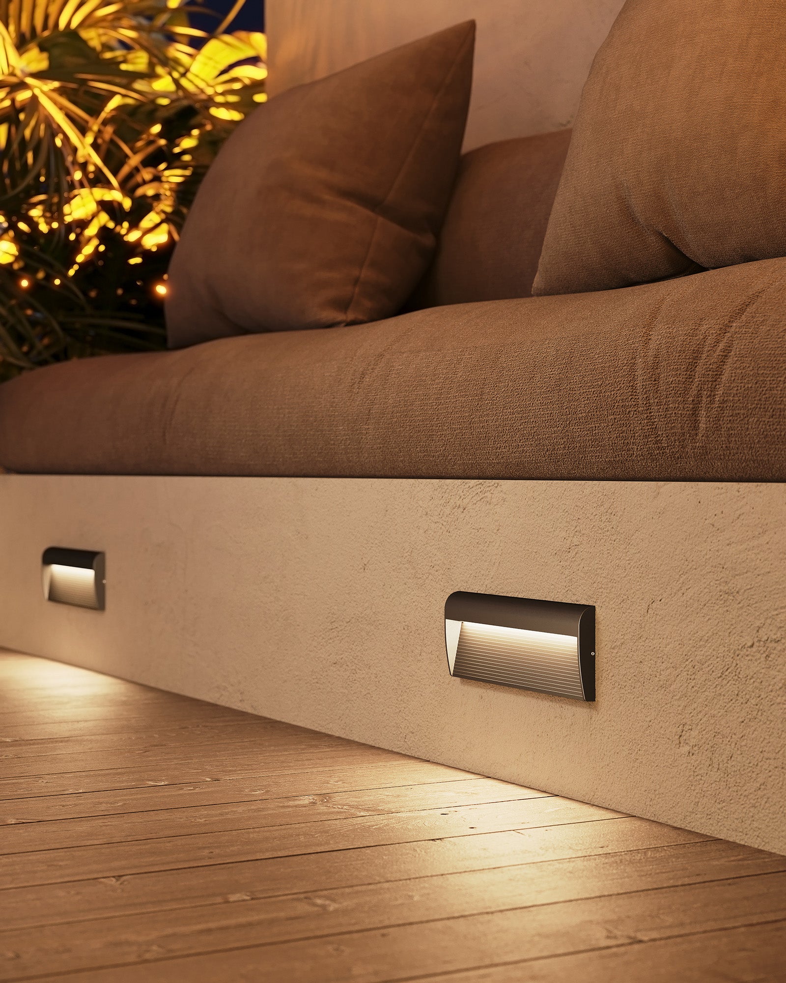 Casa 12-in Steel Outdoor Step Light