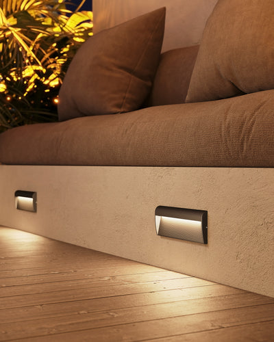 Casa 12-in Steel Outdoor Step Light