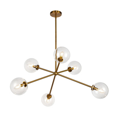 Cassia 40-in Steel Chandelier