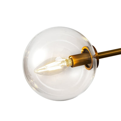 Cassia 40-in Steel Chandelier