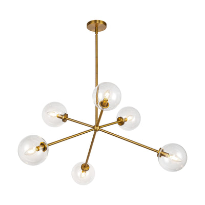 Cassia 40-in Steel Chandelier