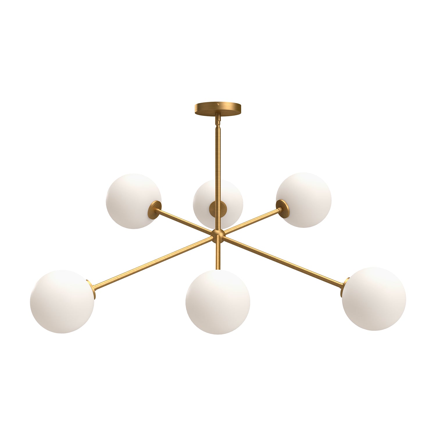 Cassia 40-in Steel Chandelier