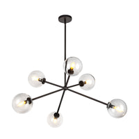 Cassia 40-in Steel Chandelier