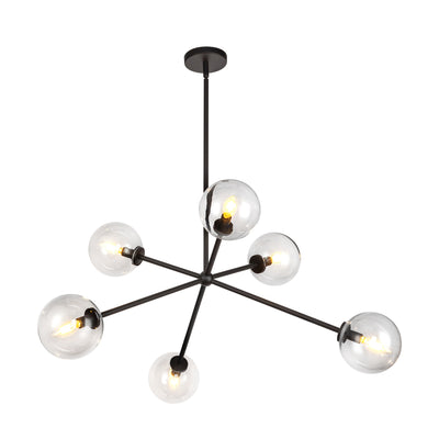 Cassia 40-in Steel Chandelier