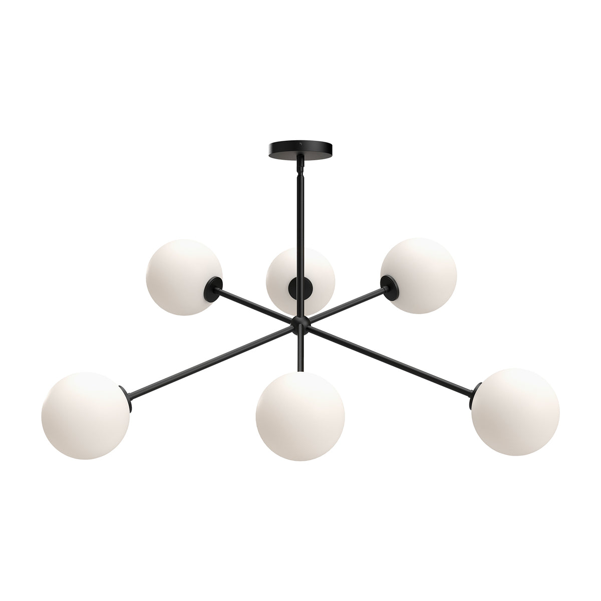 Cassia 40-in Steel Chandelier