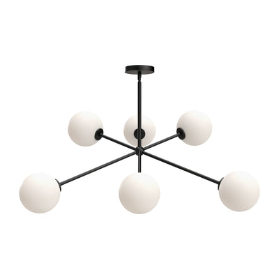 Cassia 40-in Steel Chandelier