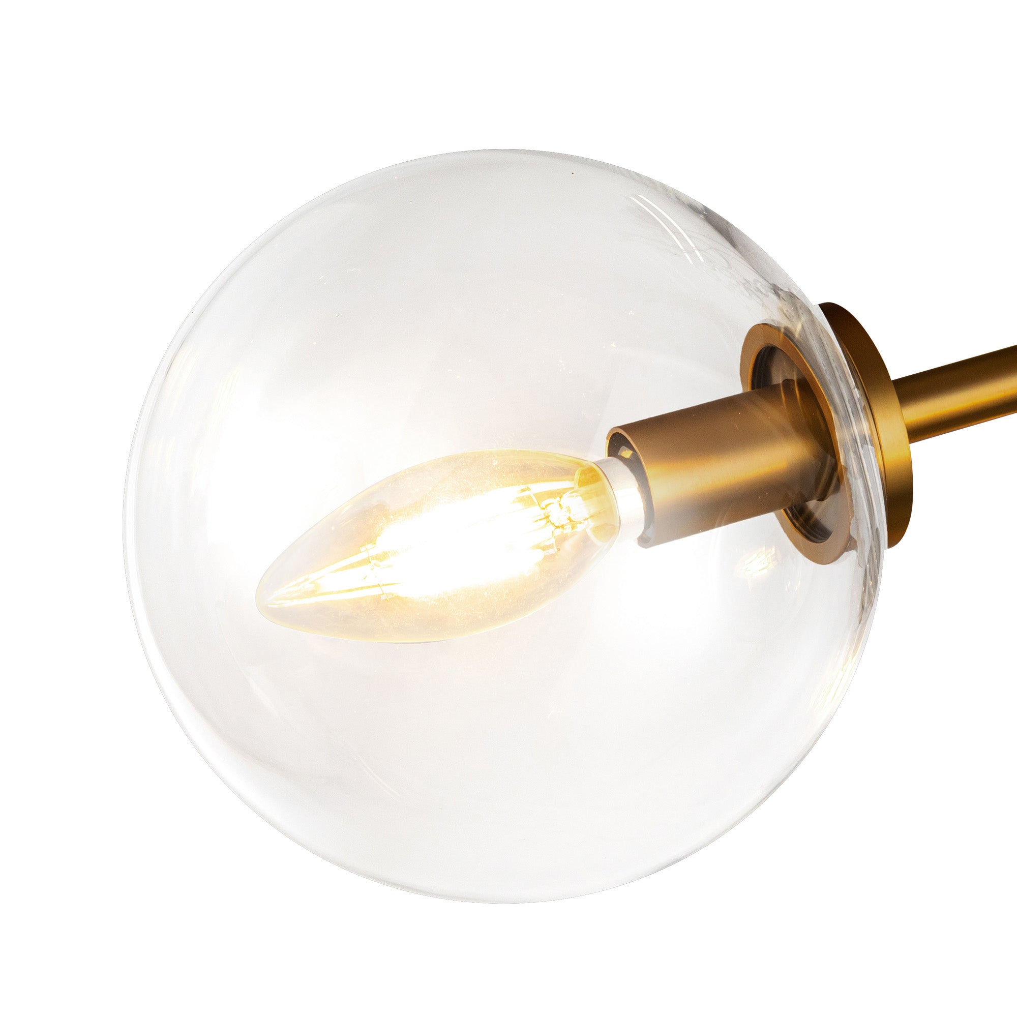 Cassia 17-in Steel Semi-Flush Mount