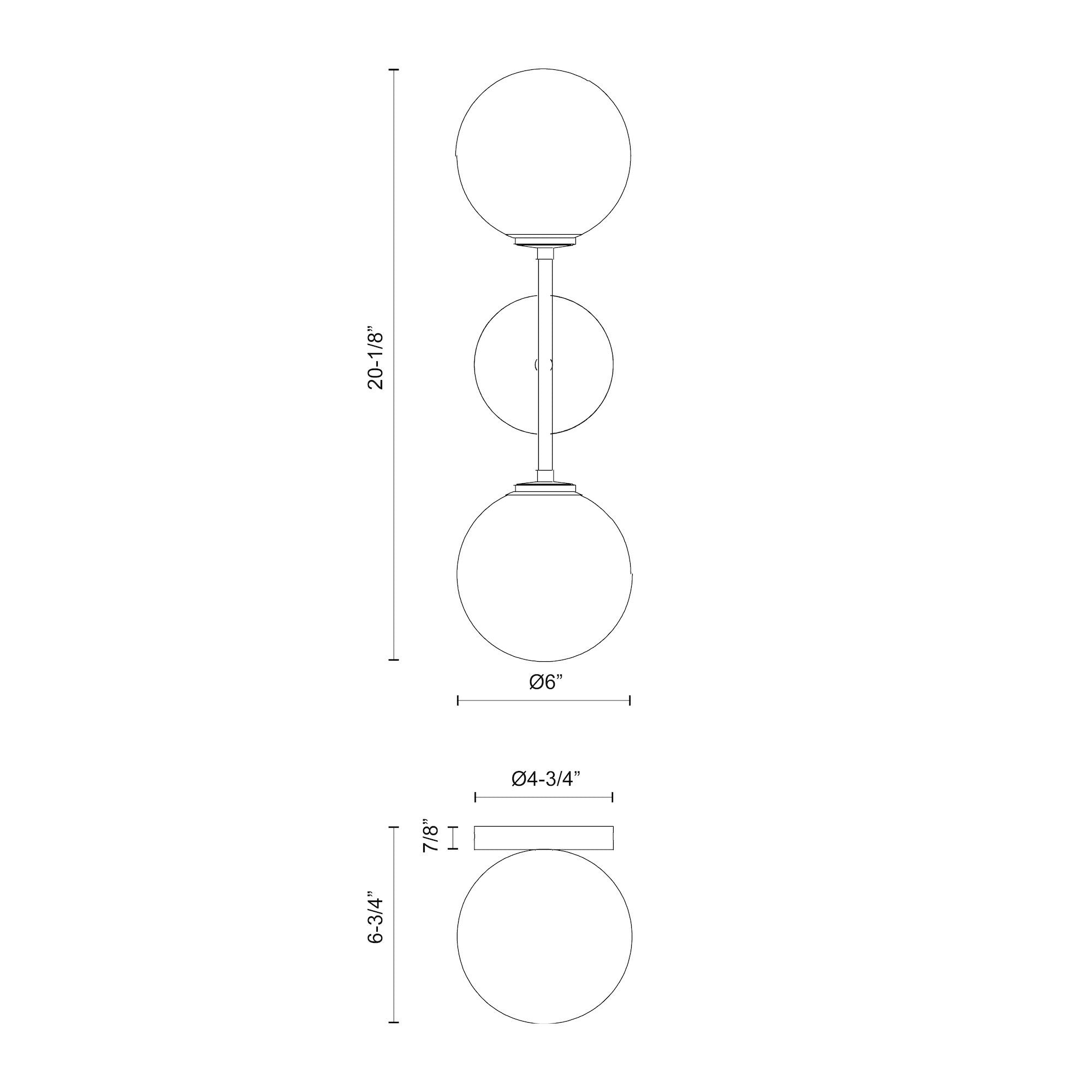 Cassia 20-in 2 Light Steel Vanity Light
