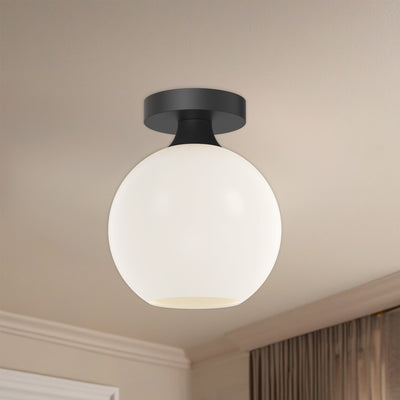 Castilla 8-in Steel Flush Mount