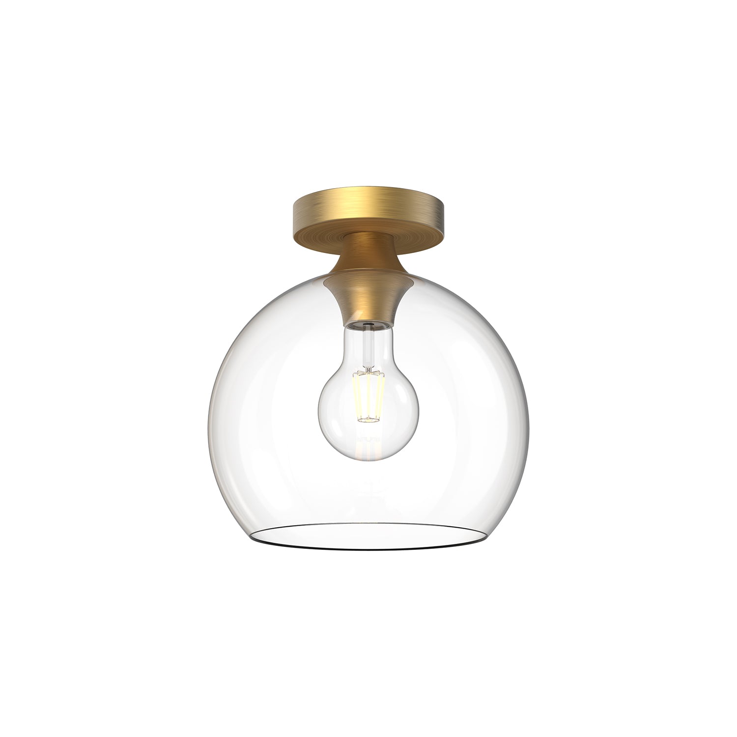 Castilla 10-in Steel Flush Mount