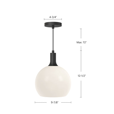 Castilla 10-in Steel Pendant