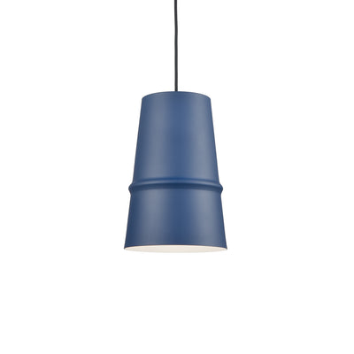 Castor 8-in Steel Pendant