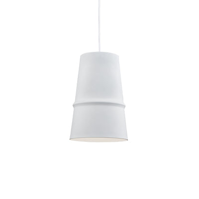 Castor 8-in Steel Pendant