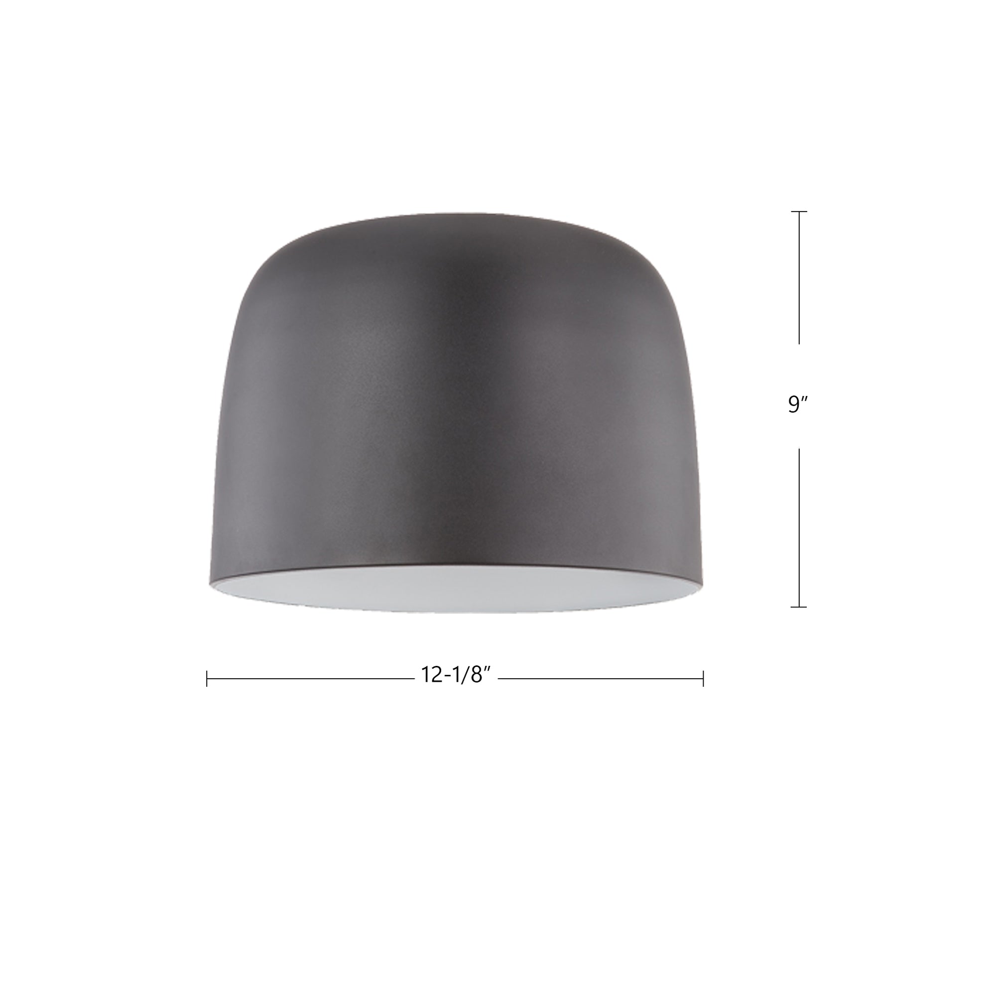 Cayne 12-in Steel Flush Mount