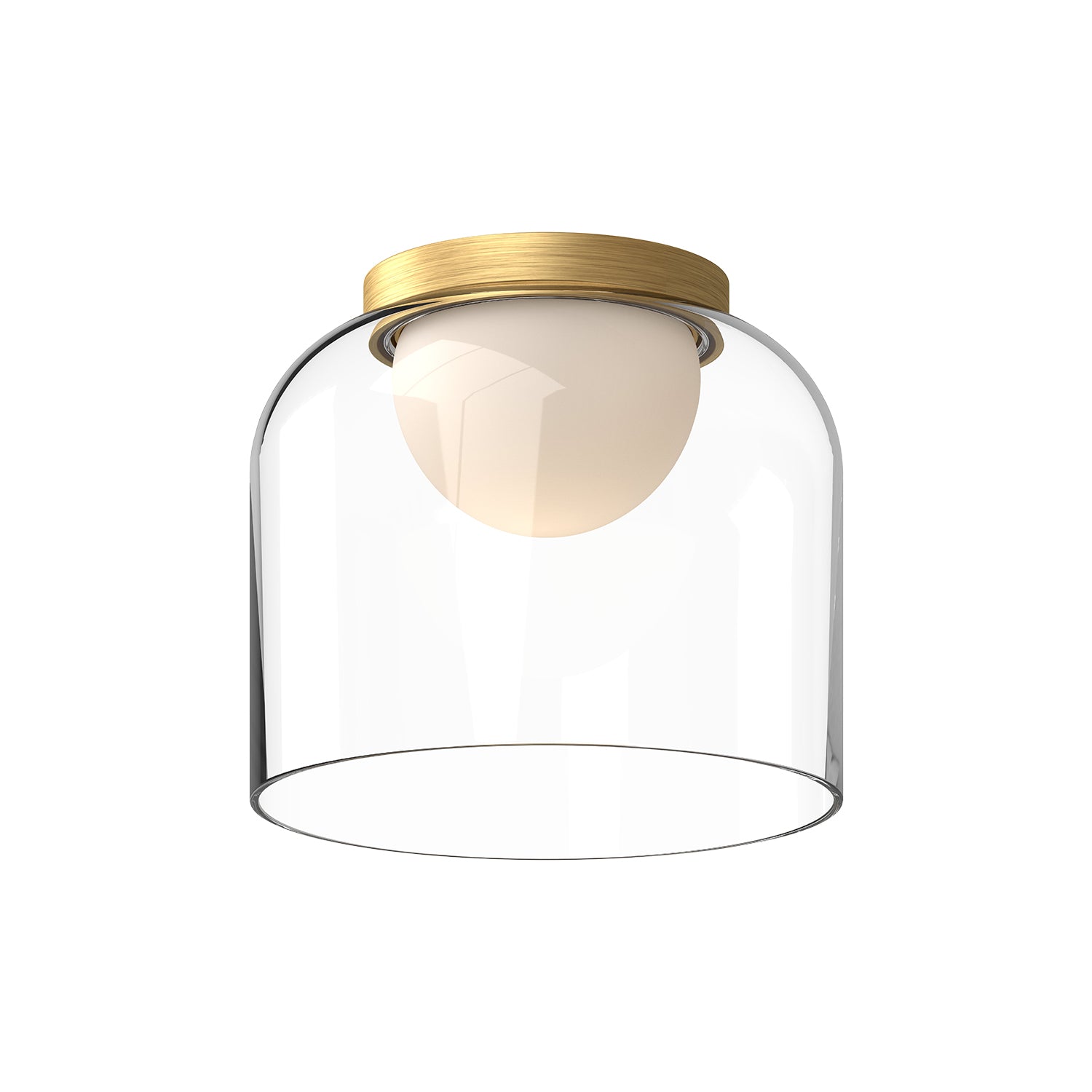 Cedar 8-in Aluminum Flush Mount