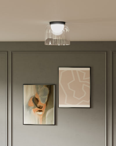 Cedar 8-in Aluminum Flush Mount