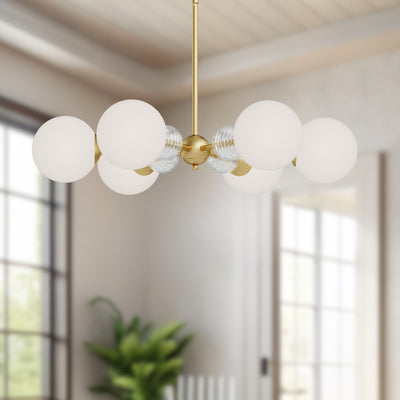 Celia 30-in Steel Chandelier