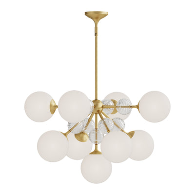 Celia 31-in Steel Chandelier