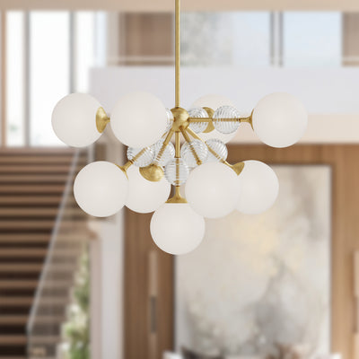 Celia 31-in Steel Chandelier