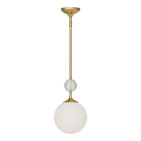 Celia 8-in Steel Pendant