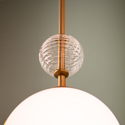 Celia 8-in Steel Semi-Flush Mount