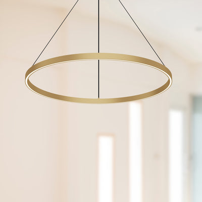 Cerchio 32-in Dimmable LED Downlight Pendant