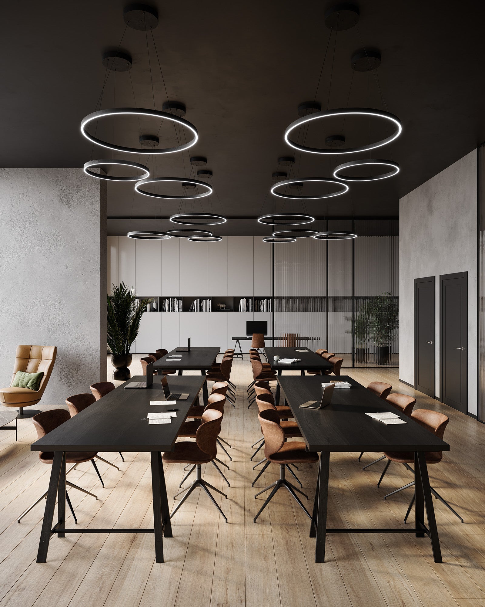 cerchio-24-in-dimmable-led-pendant-