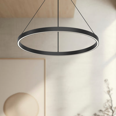 Cerchio 24-in Dimmable LED Pendant