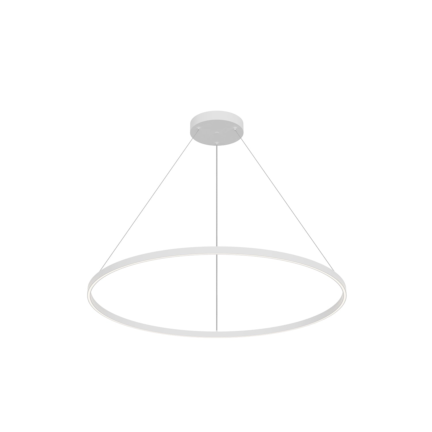 Cerchio 48-in Round Up and Down LED Ring Pendant