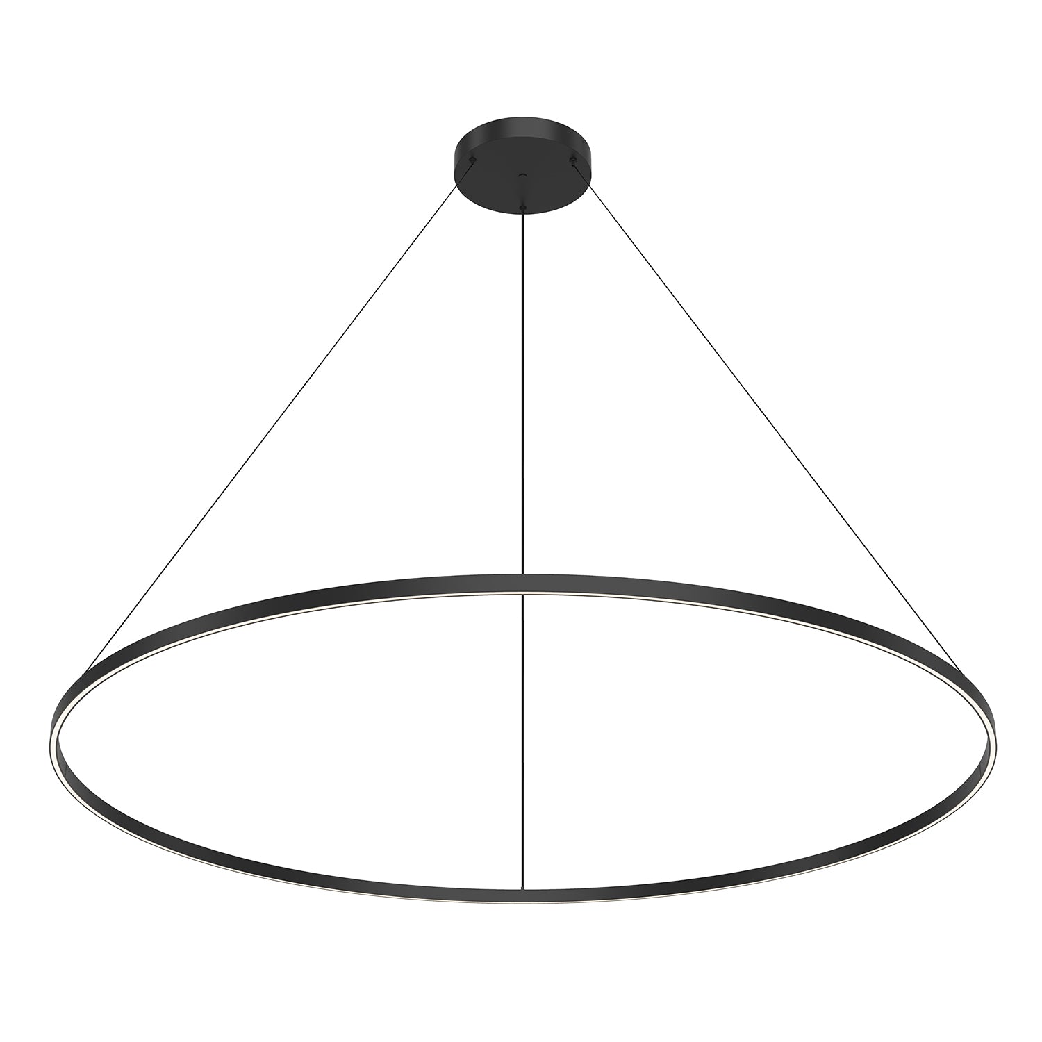 Cerchio 72-in Oversized Round LED Ring Pendant