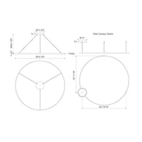 Cerchio 72-in Oversized Round LED Ring Pendant