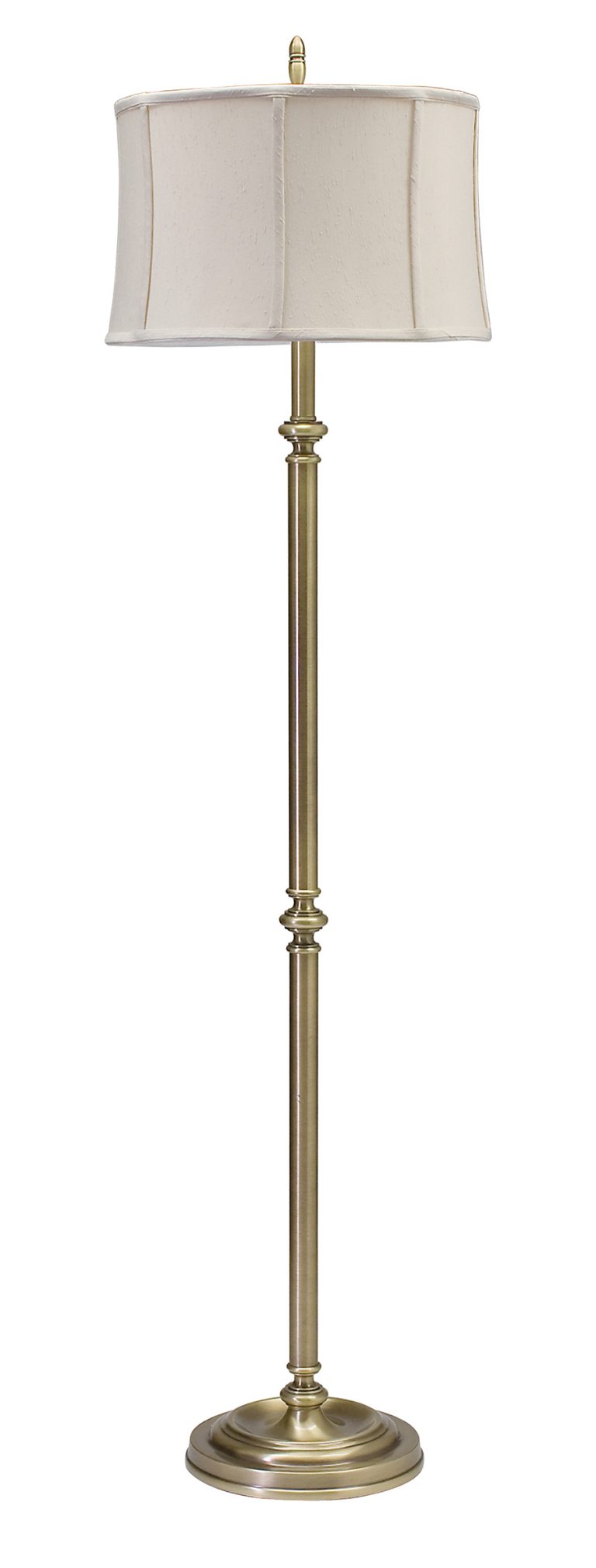 61-inch Coach Antique Brass Floor Lamp