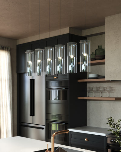 Champagne 42-in Steel Multi Pendant