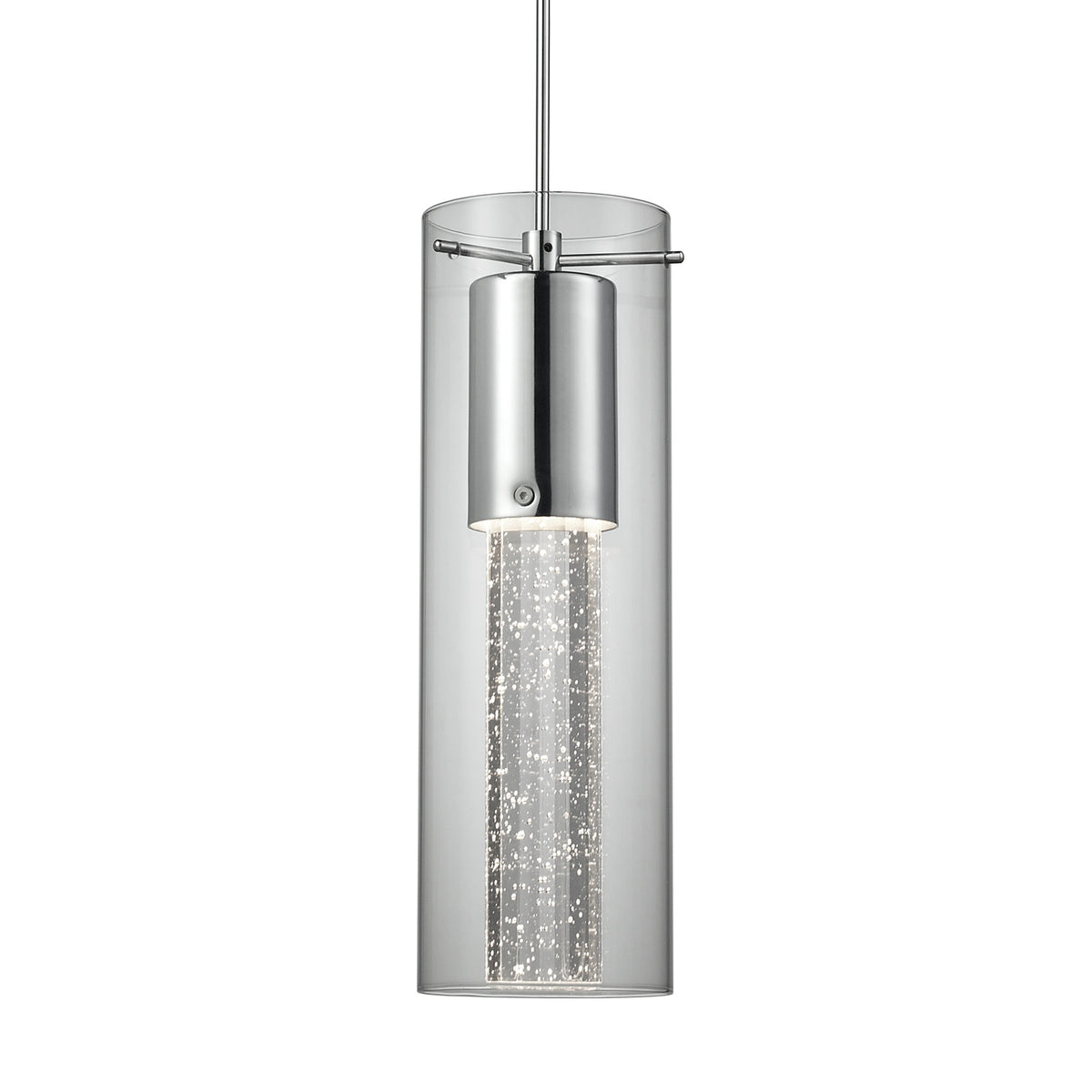 Champagne 4-in Steel Pendant