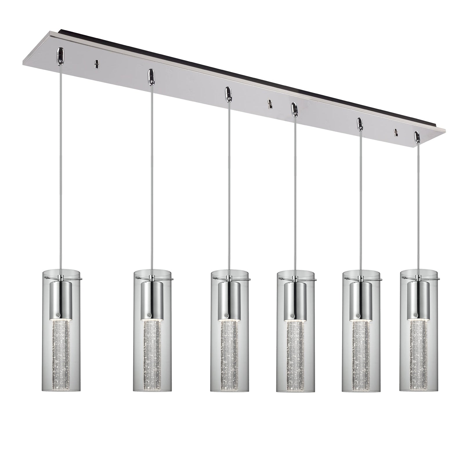 Champagne 42-in Steel Multi Pendant