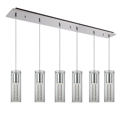 Champagne 42-in Steel Multi Pendant