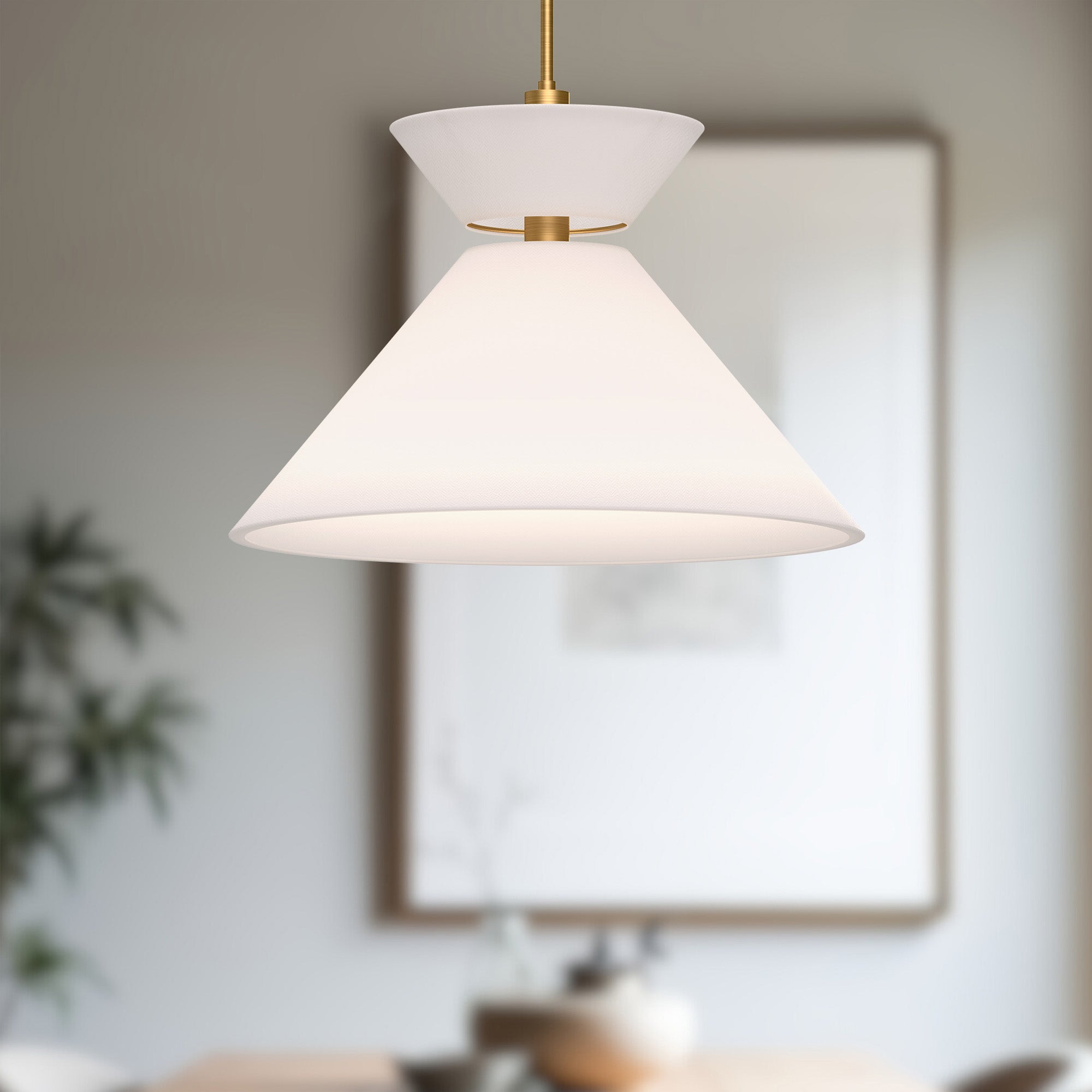 Chapelle 22-in Steel Pendant