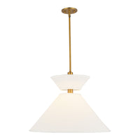 Chapelle 22-in Steel Pendant