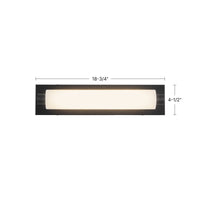 Charleston 19-in Steel Vanity Light