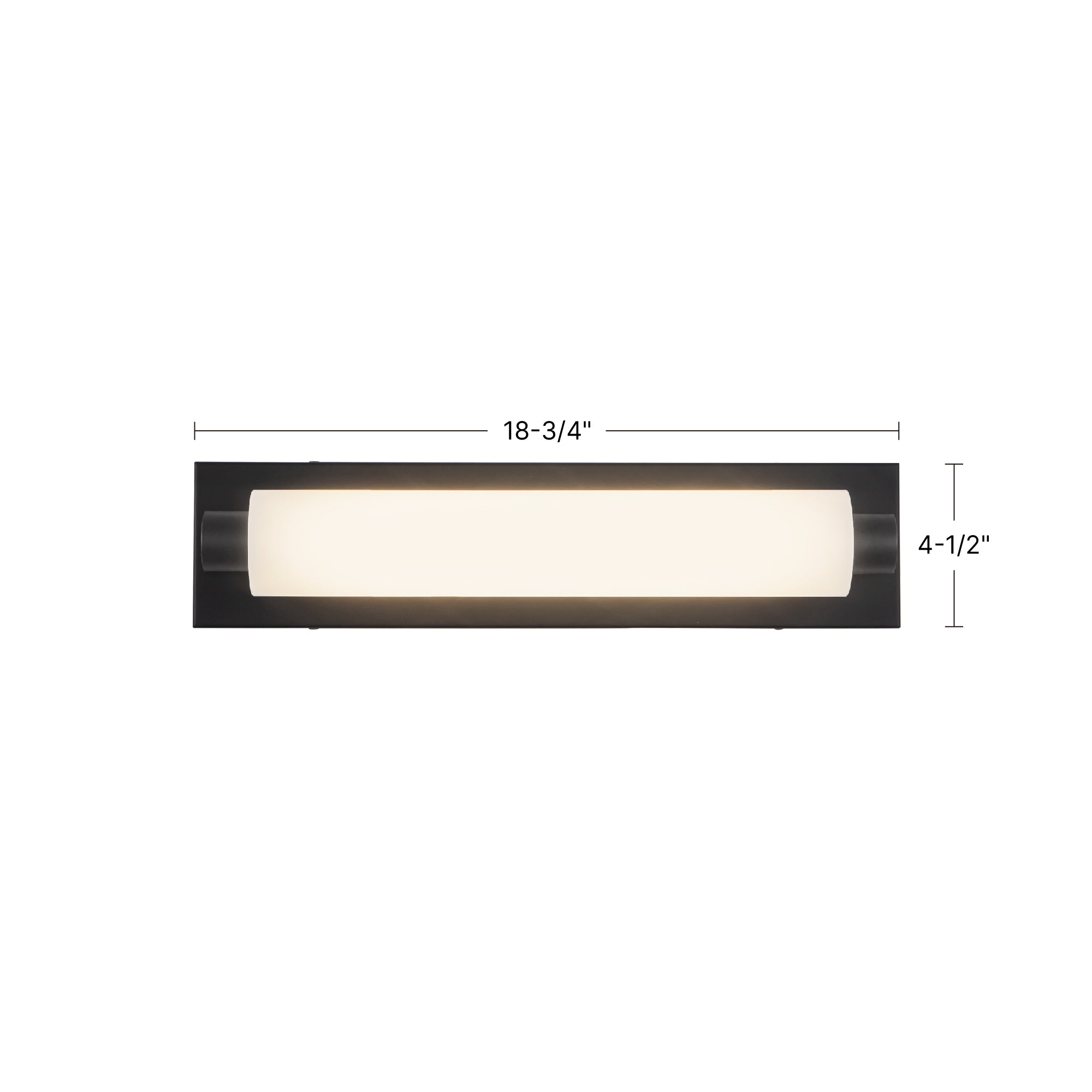 Charleston 19-in Steel Vanity Light