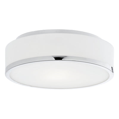 Charlie 12-in Steel Flush Mount