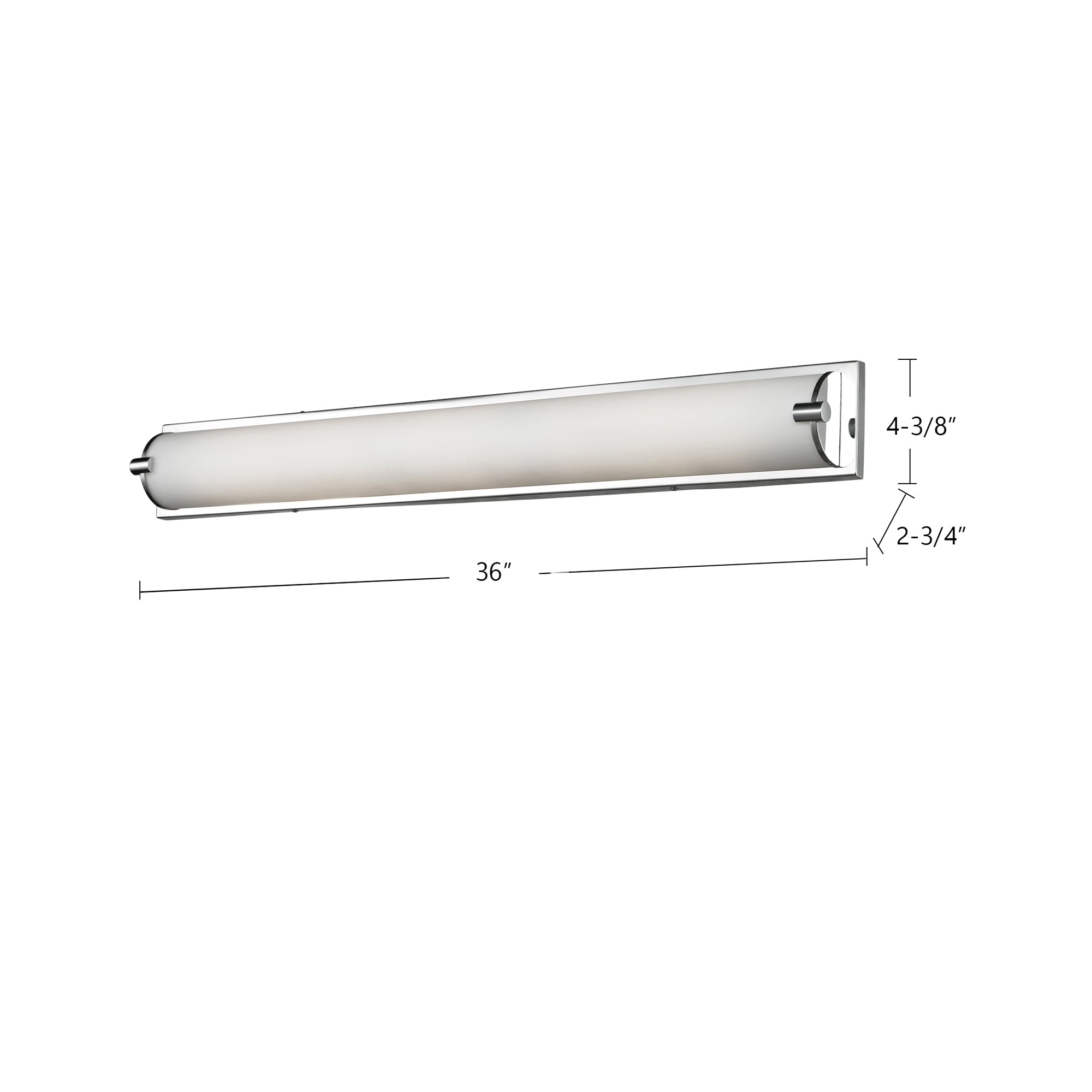 Charlotte 36-in Aluminum Vanity Light