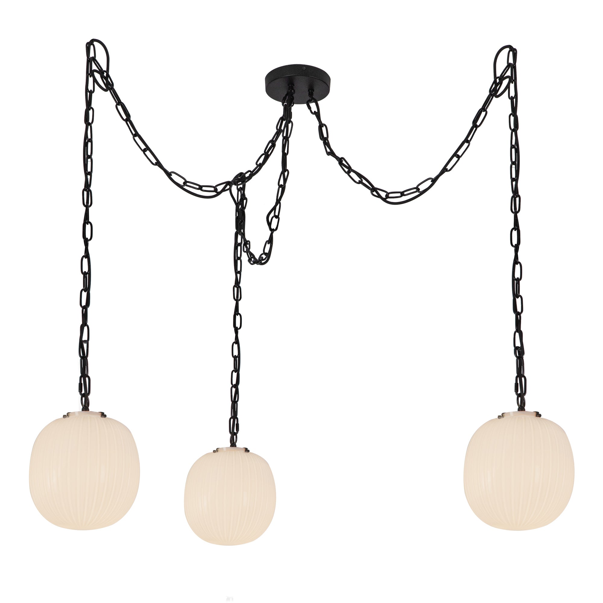 Cherise 12-in 3-Light Socket
