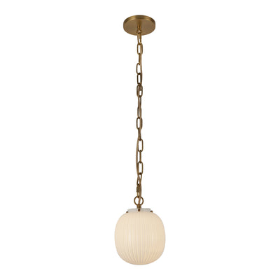 Cherise 7-in Steel Pendant