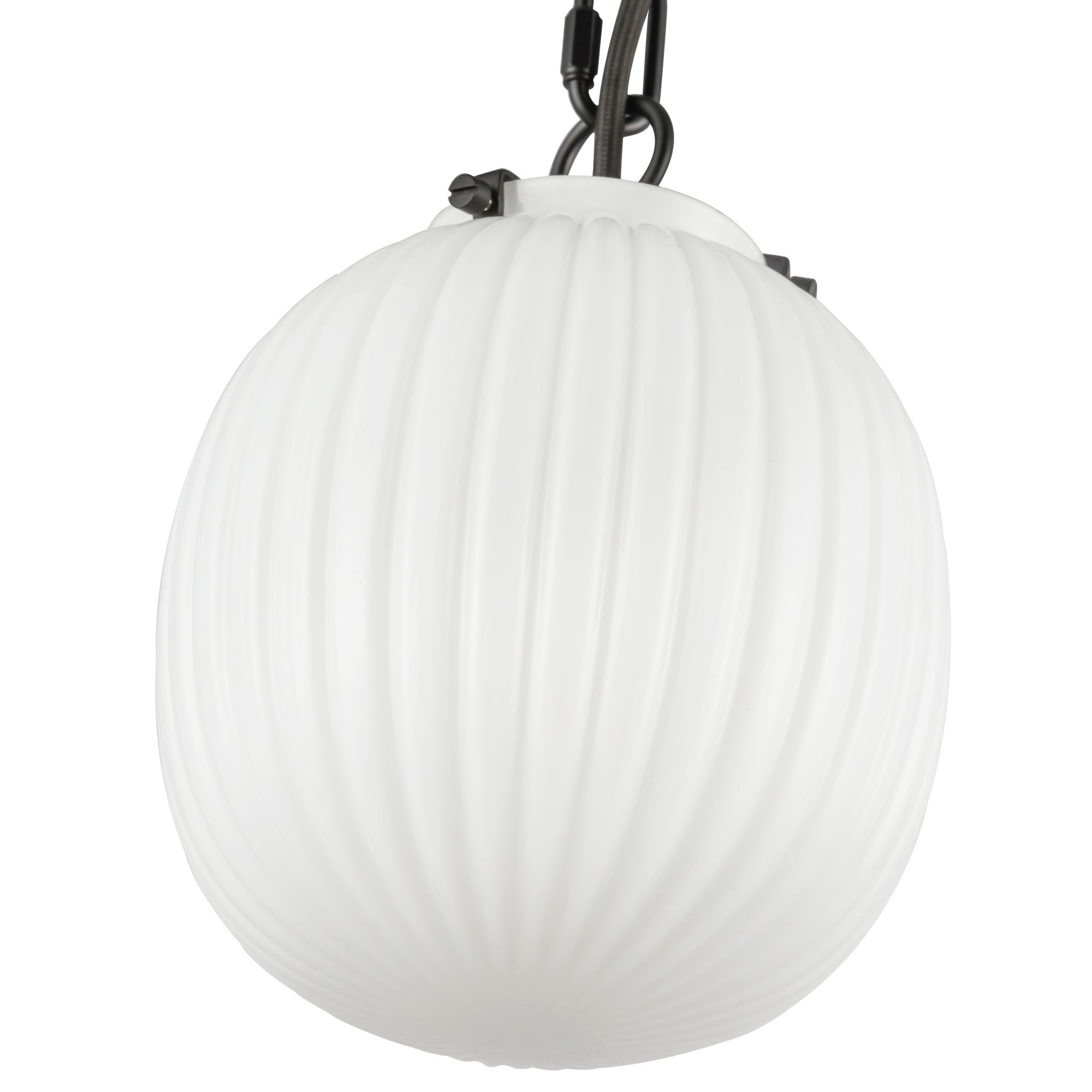 Cherise 7-in Steel Pendant