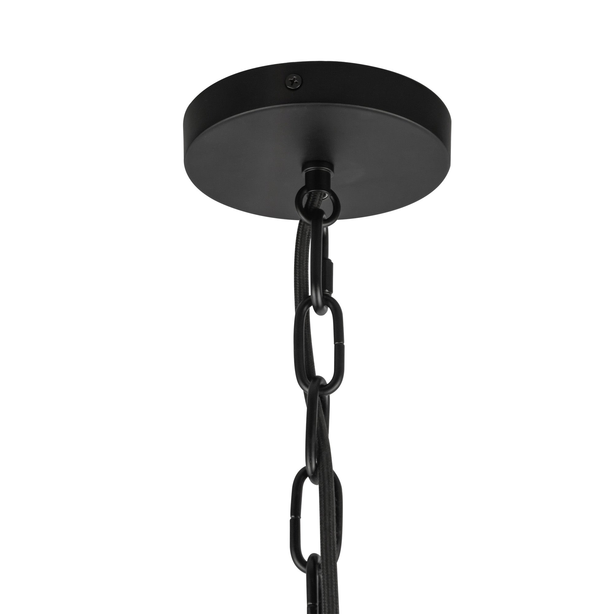 Cherise 7-in Steel Pendant