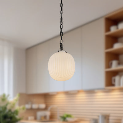 Cherise 12-in Steel Pendant