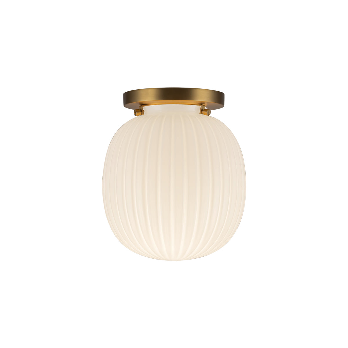 Cherise 7-in Steel Semi-Flush Mount