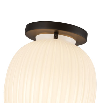 Cherise 7-in Steel Semi-Flush Mount